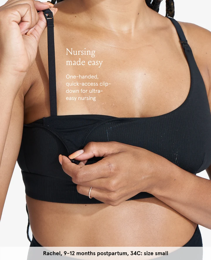Bodily clip-down nursing bra for maternity and postpartum